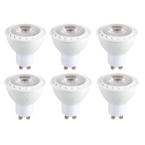 Elitco 103 Berlin Gu10 Led Light Bulb 120V 7W 6 Pack White Gu10led103-6pk - All