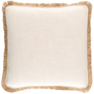 Ellery by Surya Poly Fill Pillow Beige/Tan 22 x 22 Ely001-2222p - All
