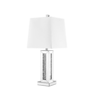 Elegant DAcor 9311 Sparkle 1-Light Silver Table Lamp Ml9311 - All
