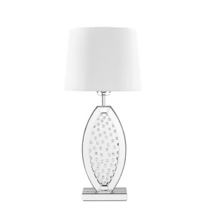 Elegant DAcor 9313 Sparkle 1-Light Silver Table Lamp Ml9313 - All