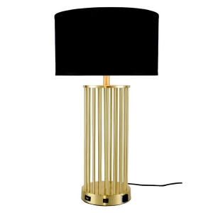 Elegant DAcor 3010 Brio 1-Light Brushed Brass Table Lamp Tl3010 - All