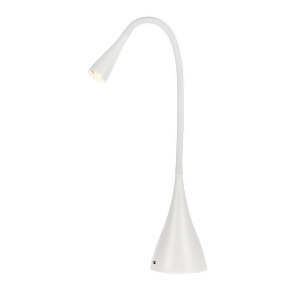 Elegant DAcor 011 Illumen 1-Light Glossy White Led Desk Lamp Ledds011 - All