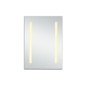 Elegant DAcor Elixir Mirror Cabinet 23.5 3000K Silver Mre8003 - All