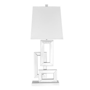 Elegant DAcor 9301 Sparkle 1-Light Silver Table Lamp Ml9301 - All