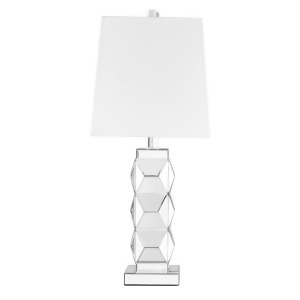 Elegant DAcor 9303 Sparkle 1-Light Silver Table Lamp Ml9303 - All
