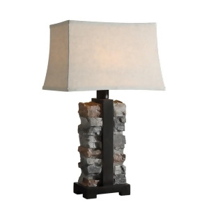 Uttermost Kodiak Stacked Stone Lamp 27806-1 - All