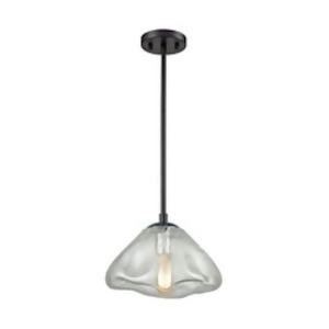 Elk Lighting Kendal 1 Light Pendant Oil Rubbed Bronze/Polished Chrome 15330-1 - All