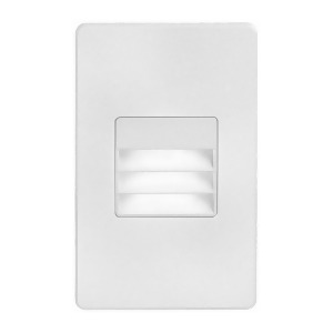 Dainolite 3.3 Watt White Led Wall Light with Louver Dledw-234-wh - All