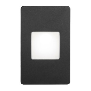Dainolite 3.3 Watt Black Led Wall Light White Lens Dledw-245-bk - All