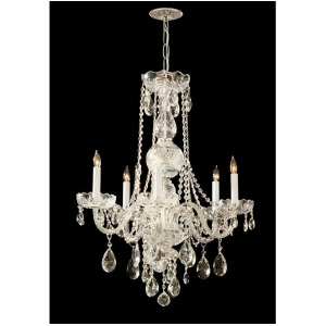 Crystorama Traditional Crystal Elements Crystal Chandelier 1115-Pb-cl-s - All