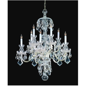 Crystorama Traditional Crystal Elements Crystal Chandelier 1140-Ch-cl-s - All