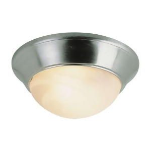 Trans Globe Tgl 14' wide Flush Mount Ceiling Fixture in Nickel 57701 Bn - All