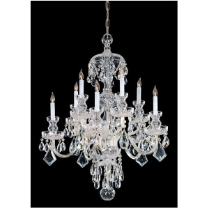 Crystorama Traditional Crystal Spectra Crystal Chandelier 1140-Pb-cl-saq - All
