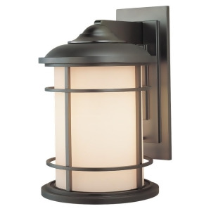 Feiss Lighthouse 1-Light Wall Lantern in Burnished Bronze Ol2202bb - All