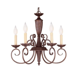 Savoy House Liberty 5 Light Chandelier in Walnut Patina Kp-1-5005-5-40 - All