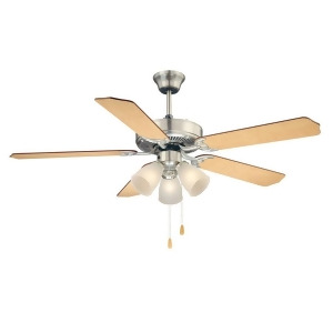 Savoy House First Value Ceiling Fan in Satin Nickel 52-Eup-5rv-sn - All