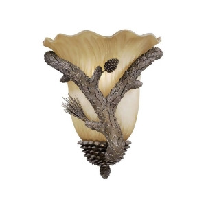 Vaxcel Aspen Wall Sconce Pine Tree Finish As-wsu120pt - All