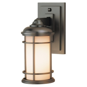 Feiss Lighthouse 1-Light Wall Lantern in Burnished Bronze Ol2200bb - All