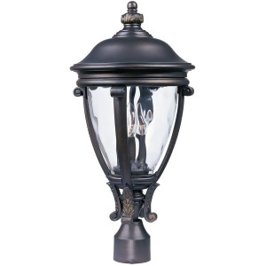Maxim Camden Vx 3-Light Outdoor Post Lantern Golden Bronze 41421Wggo - All