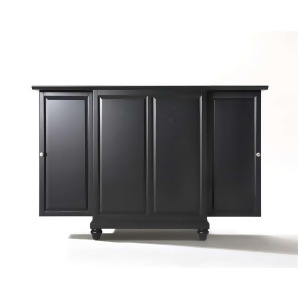 Crosley Furniture Cambridge Expandable Bar Cabinet Black Kf40001dbk - All
