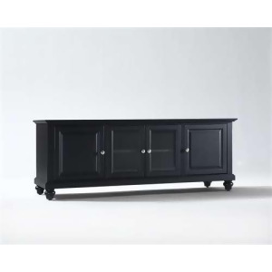 Crosley Furniture Cambridge 60 Low Profile Tv Stand Black Kf10005dbk - All