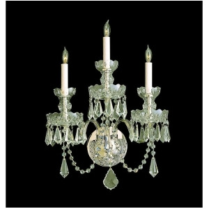 Crystorama Traditional Crystal Elements Crystal Wall Sconce 5023-Pb-cl-s - All