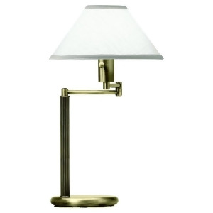 House of Troy Swing Arm Desk Lamp Antique Brass D436-71 - All