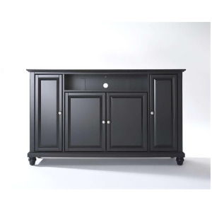 Crosley Furniture Cambridge 60 Tv Stand Black Kf10001dbk - All