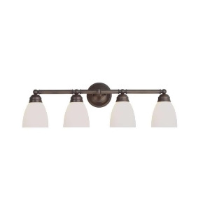 Trans Globe Traditional Frosted 4 Light Bath Bar In Nickel 3358 Bn - All