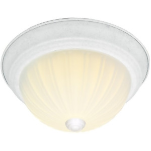 Nuvo Lighting 3 Light Cfl 15 Flush Mount Frosted Melon Glass 60-445 - All