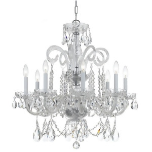 Crystorama Traditional Crystal Elements Crystal Chandelier 5008-Ch-cl-s - All