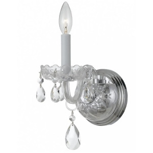 Crystorama Traditional Crystal Spectra Crystal Wall Sconce 1031-Ch-cl-saq - All
