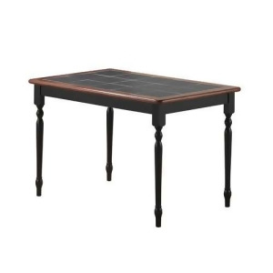 Boraam 30 X 45 Tile Top Table in Black Cherry 70500 - All