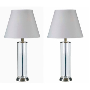 Kenroy Home Echo 2-Pack Table Lamp Glass Finish 32080Gbs - All