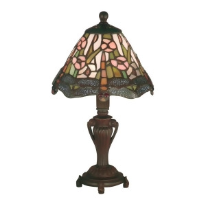 Dale Tiffany Peacock Accent Lamp 8034-640 - All