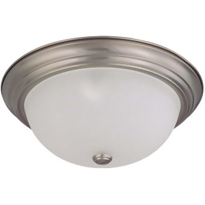 Nuvo Lighting 3 Light 15 Flush Mount w/ Frosted White Glass 60-3263 - All