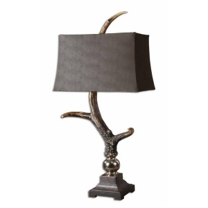 Uttermost Stag Horn Dark Shade Table Lamp 27960 - All