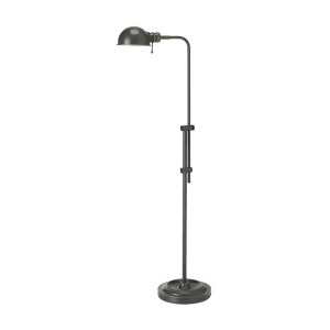 Dainolite Pharmacy Floor Lamp Adjustable arm and shade Dm1958f-obb - All