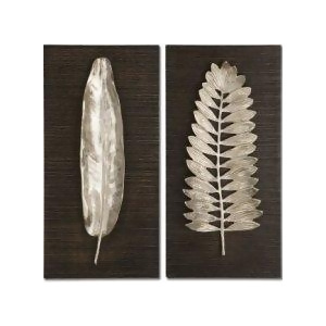 Uttermost Silver Leaves Set of 2 4001 - All