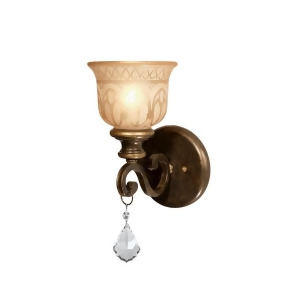Crystorama Norwalk 1 Light Clear Crystal Bronze Sconce 7501-Bu-cl-mwp - All