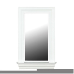 Kenroy Home Juliet Wall Mirror White Gloss 60028 - All
