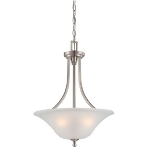 Nuvo Lighting Surrey 3 Light Pendant Fixture w/ Frosted Glass 60-4147 - All