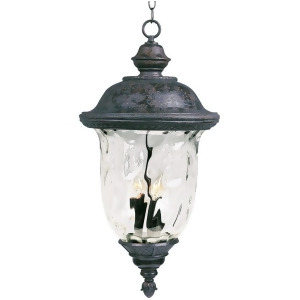 Maxim Carriage House Vx 3-Light Outdoor Hanging Lantern Bronze 40428Wgob - All