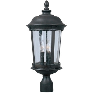 Maxim Dover Cast 3-Light Outdoor Pole/Post Lantern Bronze 3021Cdbz - All