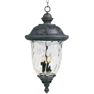 Maxim Carriage House Vx 3-Light Outdoor Hanging Lantern Bronze 40427Wgob - All