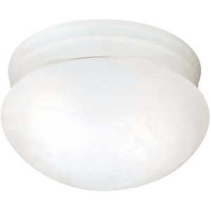 Nuvo Lighting 2 Light Es Medium Mushroom w/ Alabaster Glass 60-2637 - All