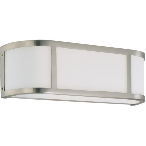 Nuvo Lighting Odeon 2 Light Wall Sconce w/ Satin White Glass 60-2871 - All