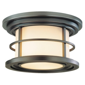 Feiss Lighthouse 2-Light Ceiling Fixture in Burnished Bronze Ol2213bb - All