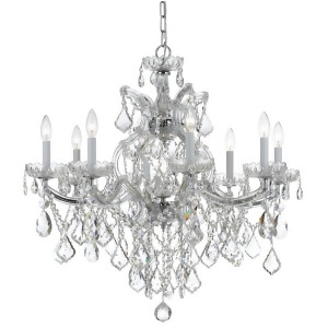 Crystorama Maria Theresa Chandelier Crystal Elements Crystal 4409-Ch-cl-s - All