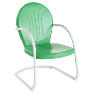 Crosley Griffith Metal Chair in Grasshopper Green Finish Co1001a-gr - All